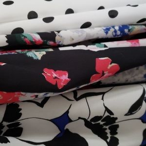 Set of 3 Tank Blouses w/Side splits